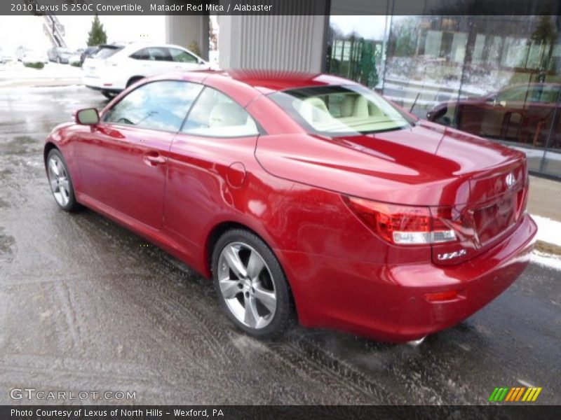 Matador Red Mica / Alabaster 2010 Lexus IS 250C Convertible