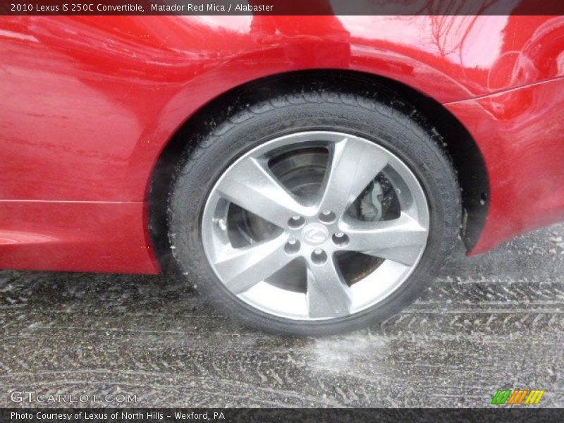 Matador Red Mica / Alabaster 2010 Lexus IS 250C Convertible