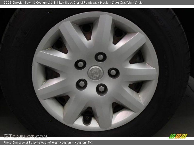 Brilliant Black Crystal Pearlcoat / Medium Slate Gray/Light Shale 2008 Chrysler Town & Country LX