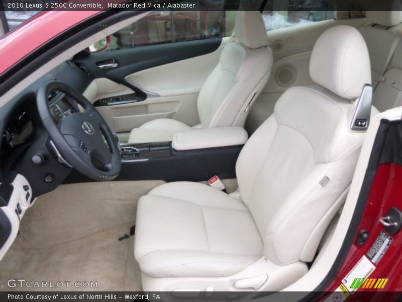 Matador Red Mica / Alabaster 2010 Lexus IS 250C Convertible