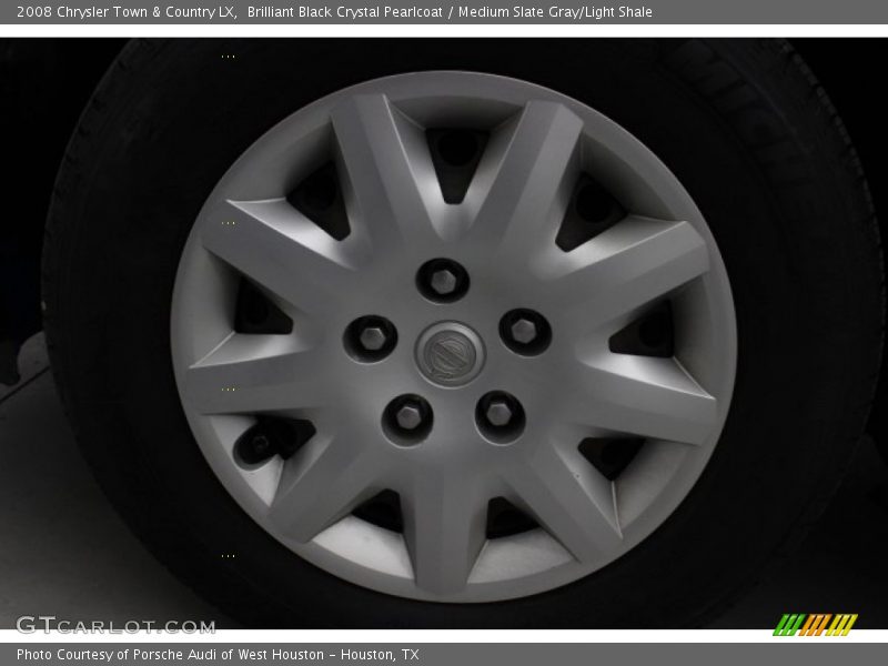 Brilliant Black Crystal Pearlcoat / Medium Slate Gray/Light Shale 2008 Chrysler Town & Country LX