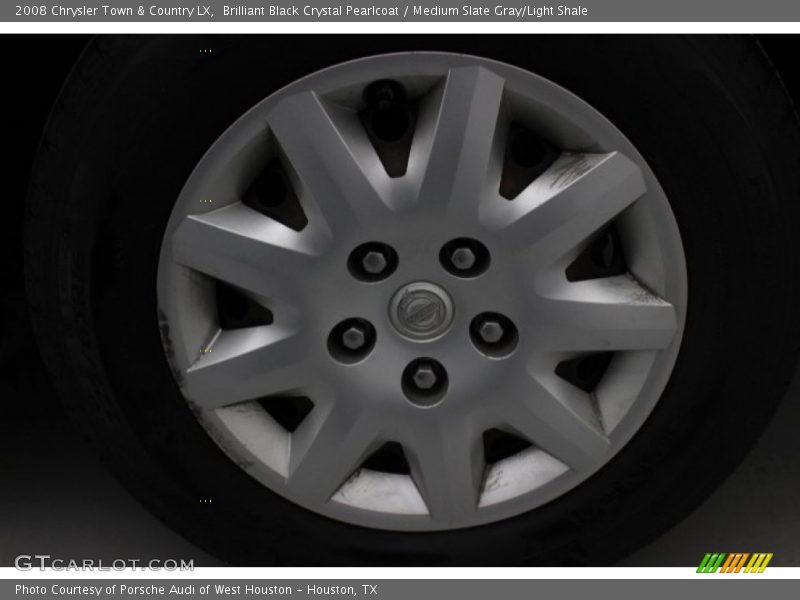 Brilliant Black Crystal Pearlcoat / Medium Slate Gray/Light Shale 2008 Chrysler Town & Country LX