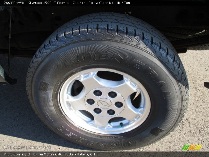 Forest Green Metallic / Tan 2001 Chevrolet Silverado 1500 LT Extended Cab 4x4