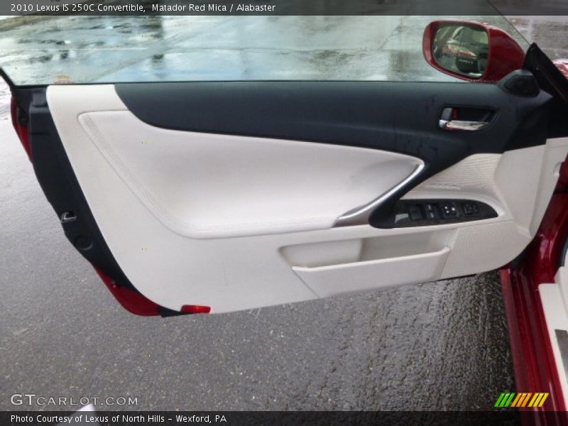 Matador Red Mica / Alabaster 2010 Lexus IS 250C Convertible