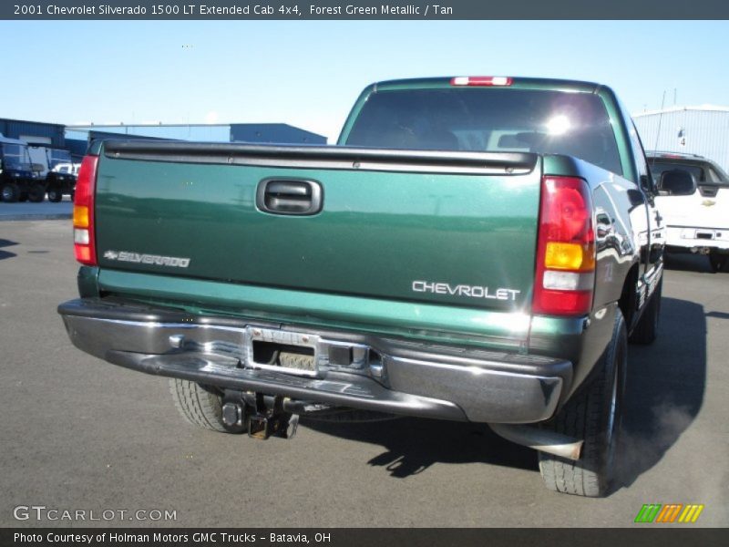 Forest Green Metallic / Tan 2001 Chevrolet Silverado 1500 LT Extended Cab 4x4