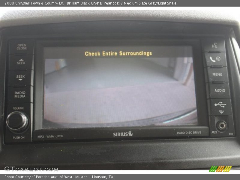 Brilliant Black Crystal Pearlcoat / Medium Slate Gray/Light Shale 2008 Chrysler Town & Country LX