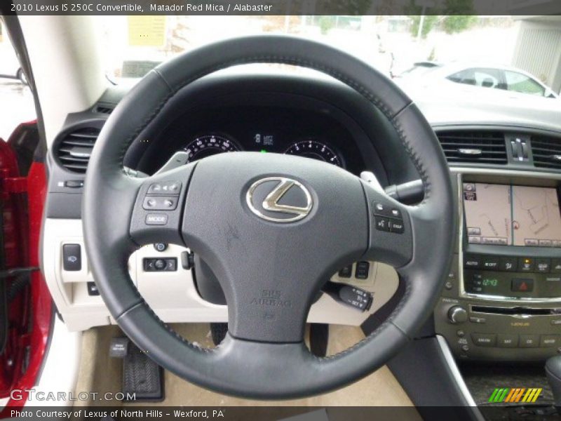 Matador Red Mica / Alabaster 2010 Lexus IS 250C Convertible