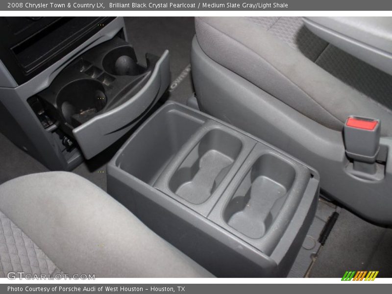 Brilliant Black Crystal Pearlcoat / Medium Slate Gray/Light Shale 2008 Chrysler Town & Country LX