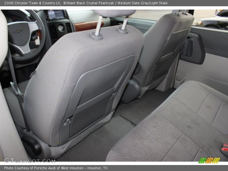 Brilliant Black Crystal Pearlcoat / Medium Slate Gray/Light Shale 2008 Chrysler Town & Country LX