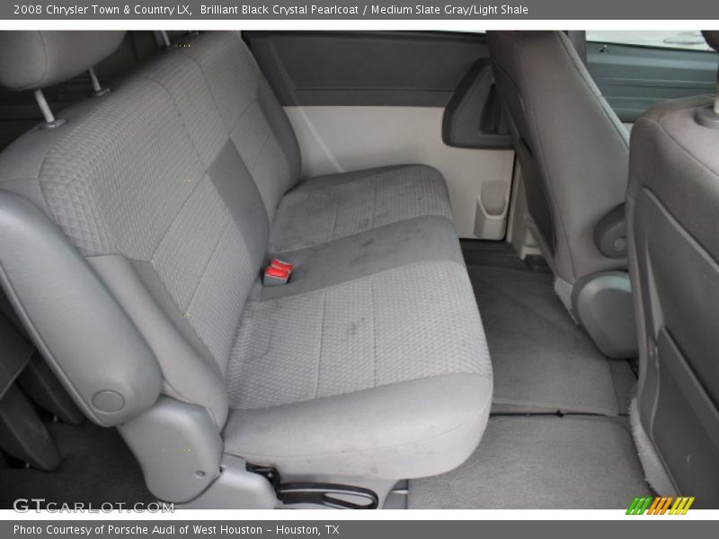Brilliant Black Crystal Pearlcoat / Medium Slate Gray/Light Shale 2008 Chrysler Town & Country LX