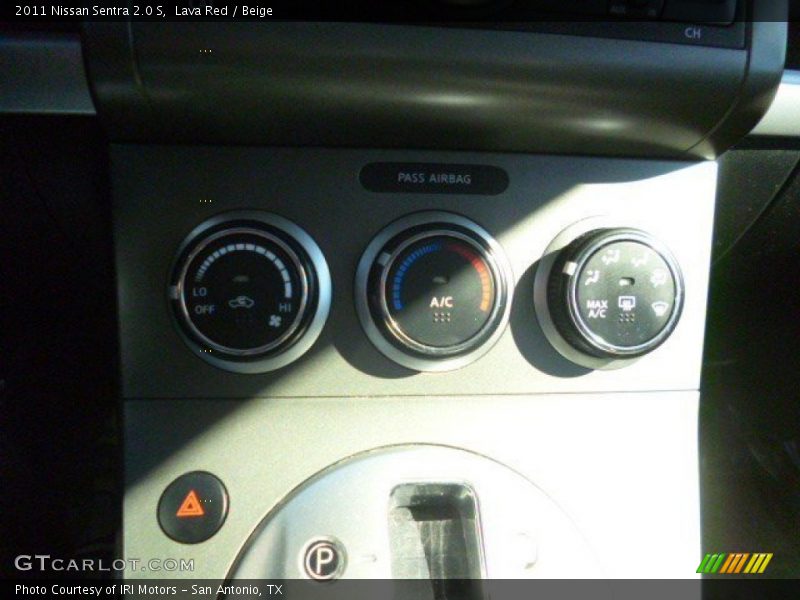 Lava Red / Beige 2011 Nissan Sentra 2.0 S