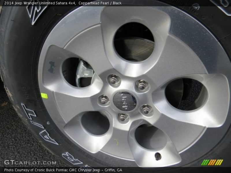 Copperhead Pearl / Black 2014 Jeep Wrangler Unlimited Sahara 4x4