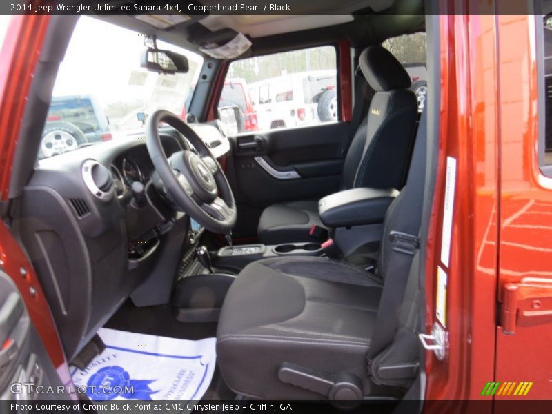 Copperhead Pearl / Black 2014 Jeep Wrangler Unlimited Sahara 4x4