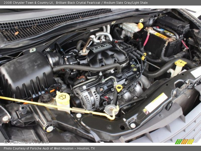 Brilliant Black Crystal Pearlcoat / Medium Slate Gray/Light Shale 2008 Chrysler Town & Country LX