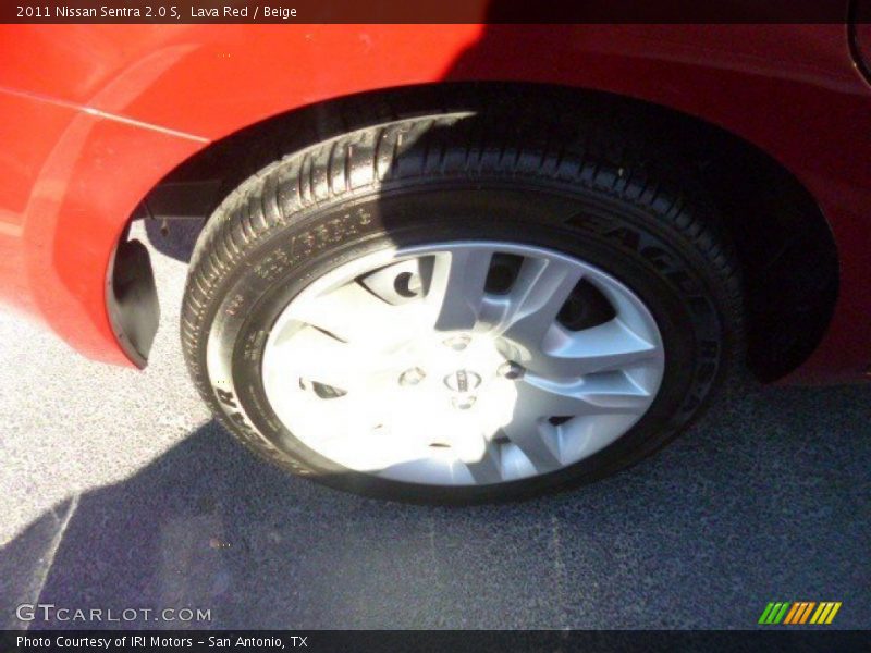 Lava Red / Beige 2011 Nissan Sentra 2.0 S