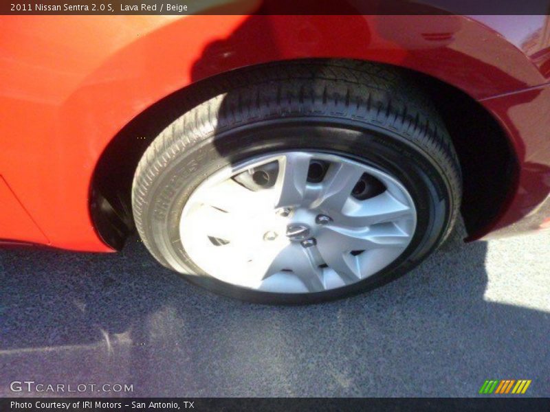 Lava Red / Beige 2011 Nissan Sentra 2.0 S