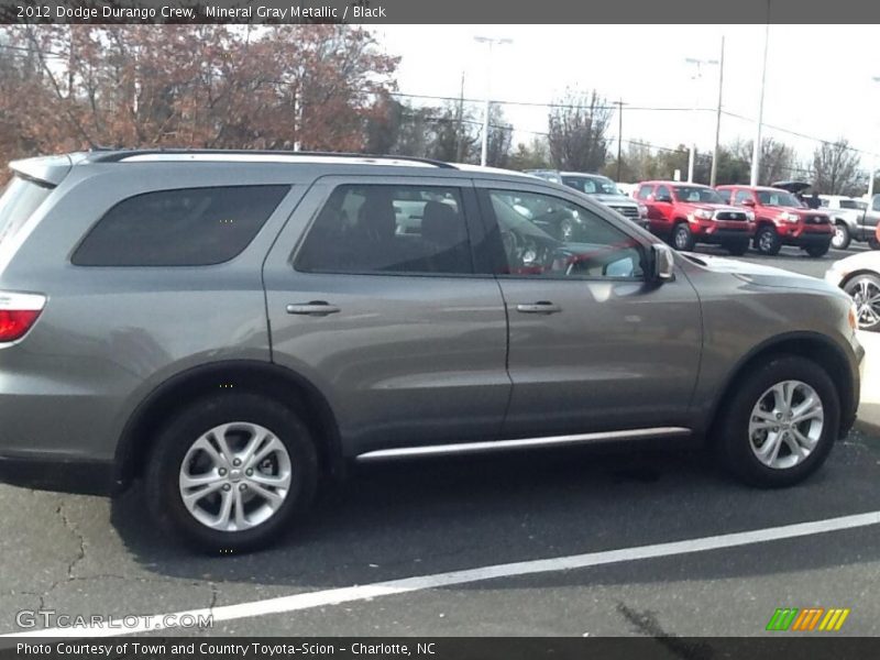 Mineral Gray Metallic / Black 2012 Dodge Durango Crew