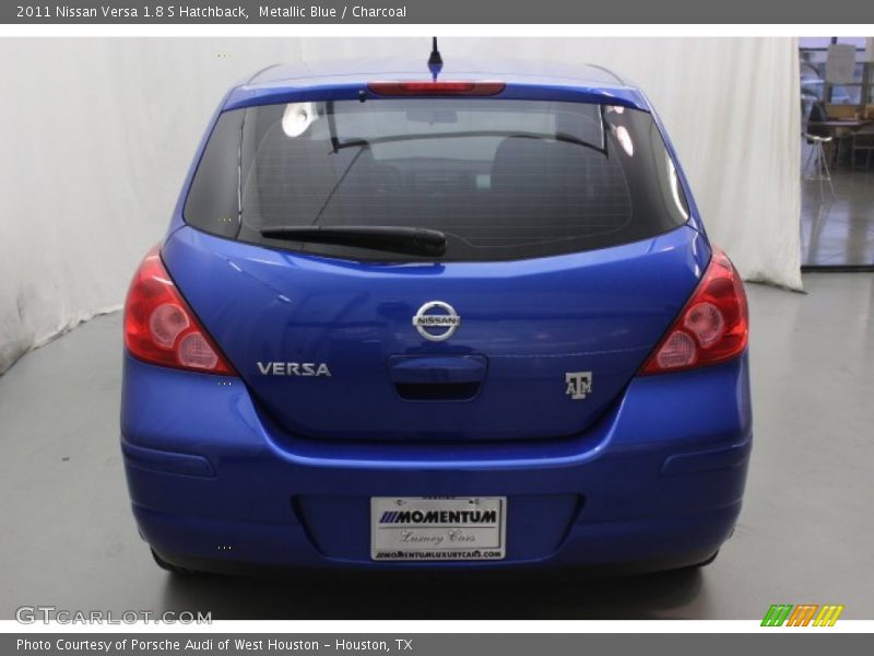 Metallic Blue / Charcoal 2011 Nissan Versa 1.8 S Hatchback