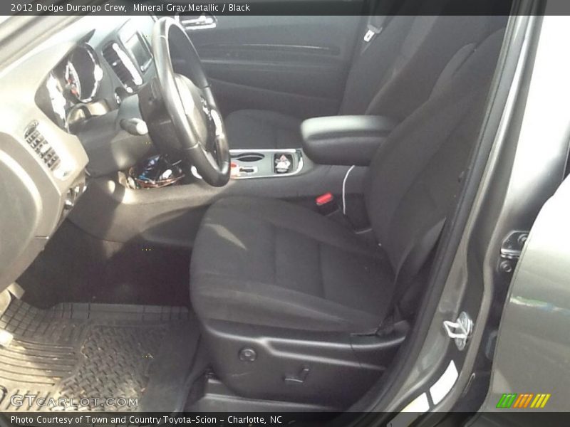 Mineral Gray Metallic / Black 2012 Dodge Durango Crew