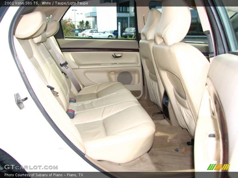 White / Taupe/Light Taupe 2001 Volvo S80 T6