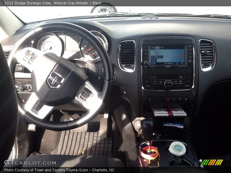 Mineral Gray Metallic / Black 2012 Dodge Durango Crew