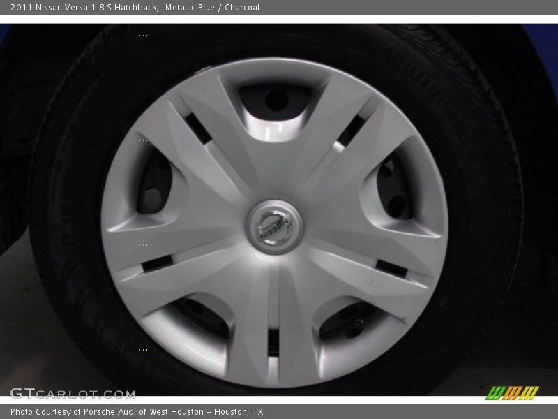 Metallic Blue / Charcoal 2011 Nissan Versa 1.8 S Hatchback