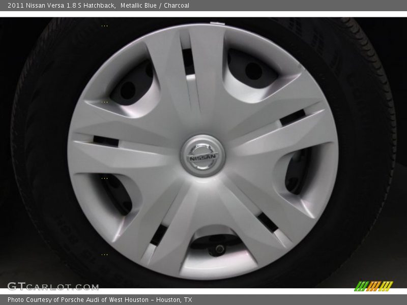 Metallic Blue / Charcoal 2011 Nissan Versa 1.8 S Hatchback