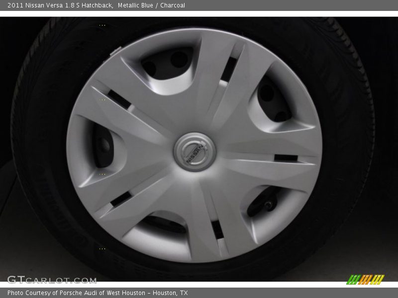 Metallic Blue / Charcoal 2011 Nissan Versa 1.8 S Hatchback