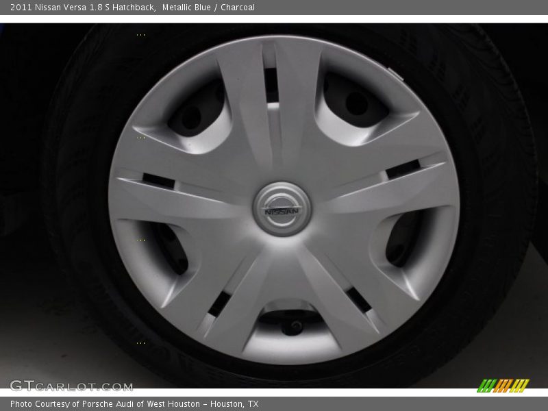 Metallic Blue / Charcoal 2011 Nissan Versa 1.8 S Hatchback