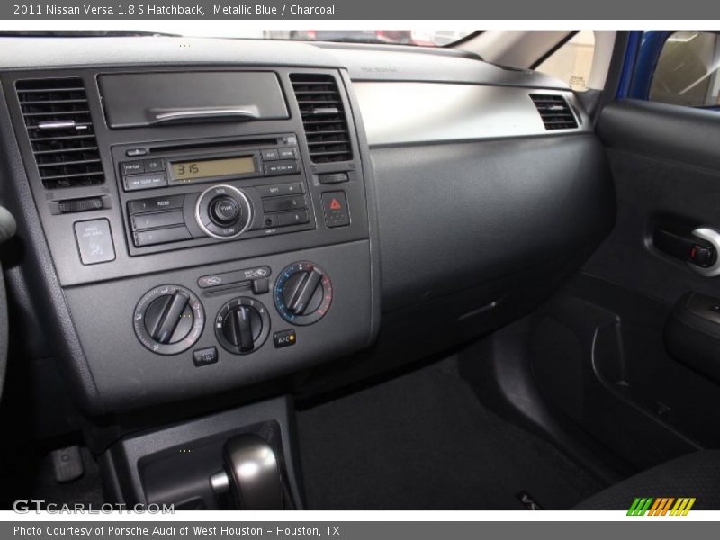 Metallic Blue / Charcoal 2011 Nissan Versa 1.8 S Hatchback