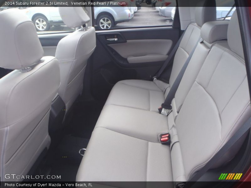 Venetian Red Pearl / Platinum 2014 Subaru Forester 2.5i Limited