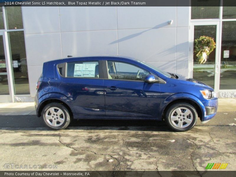  2014 Sonic LS Hatchback Blue Topaz Metallic