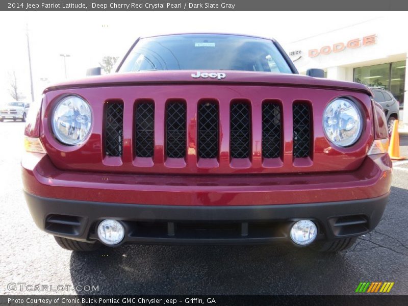 Deep Cherry Red Crystal Pearl / Dark Slate Gray 2014 Jeep Patriot Latitude