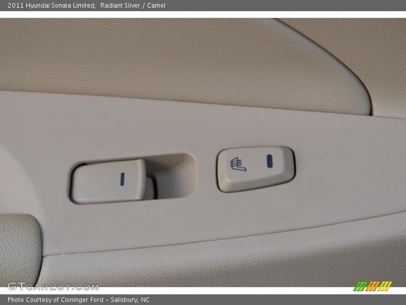 Radiant Silver / Camel 2011 Hyundai Sonata Limited