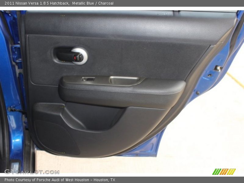 Metallic Blue / Charcoal 2011 Nissan Versa 1.8 S Hatchback