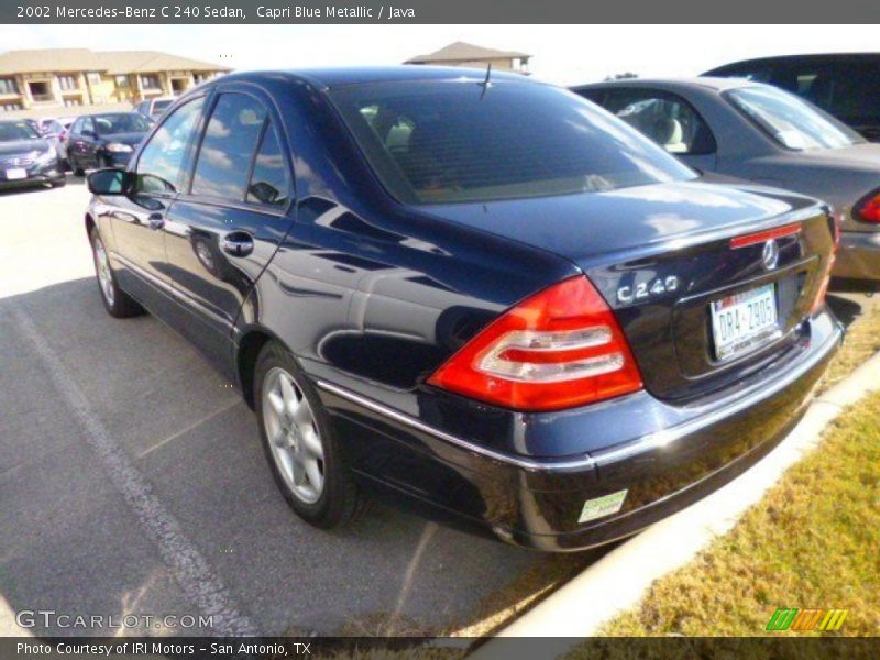 Capri Blue Metallic / Java 2002 Mercedes-Benz C 240 Sedan