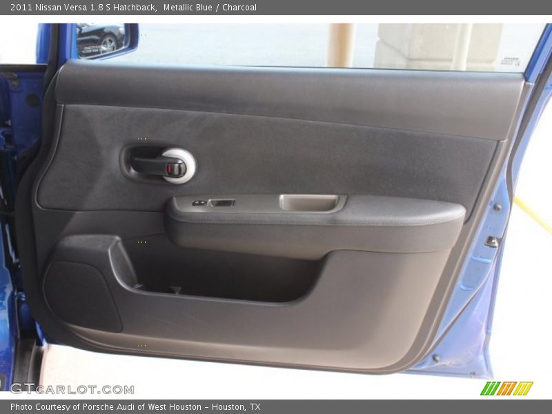 Metallic Blue / Charcoal 2011 Nissan Versa 1.8 S Hatchback