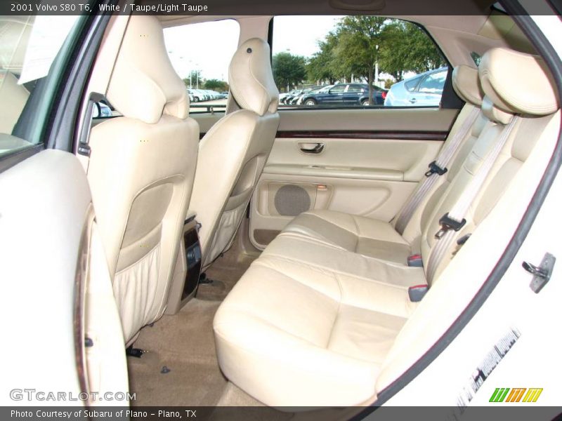 White / Taupe/Light Taupe 2001 Volvo S80 T6