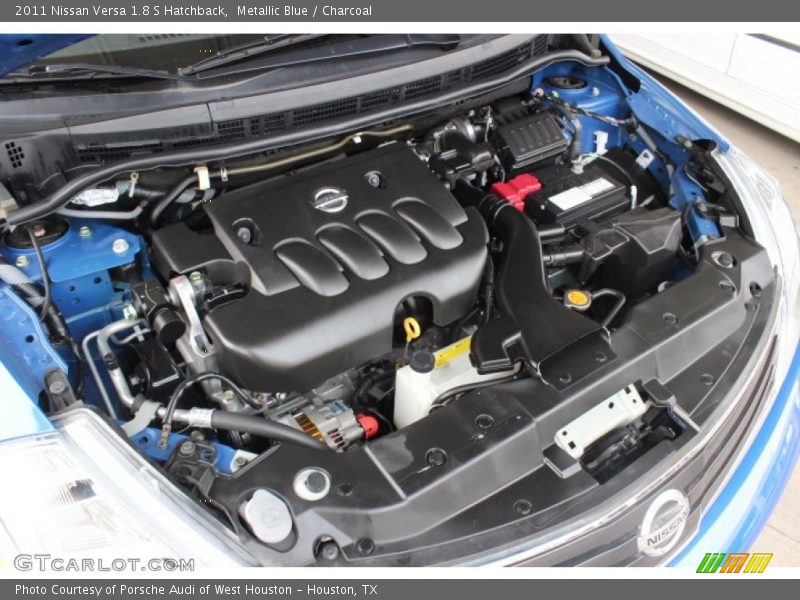 Metallic Blue / Charcoal 2011 Nissan Versa 1.8 S Hatchback