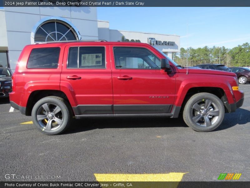 Deep Cherry Red Crystal Pearl / Dark Slate Gray 2014 Jeep Patriot Latitude