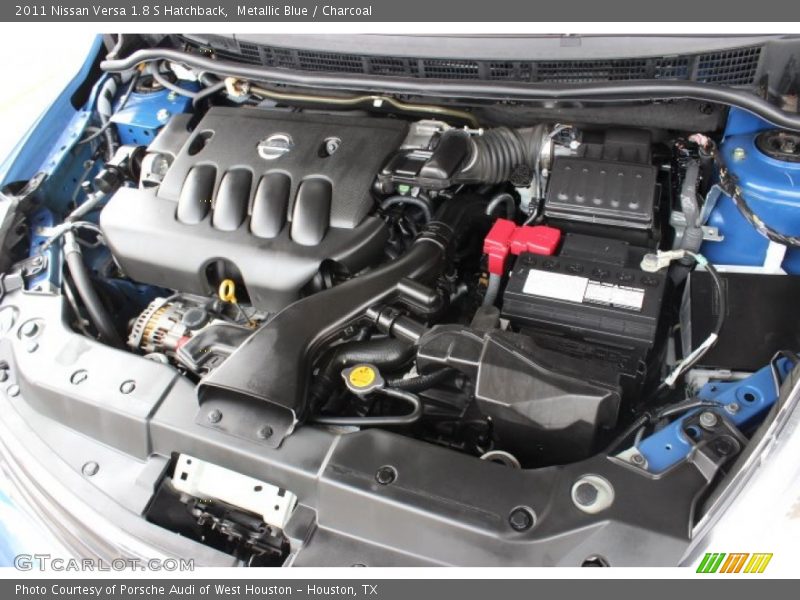 Metallic Blue / Charcoal 2011 Nissan Versa 1.8 S Hatchback