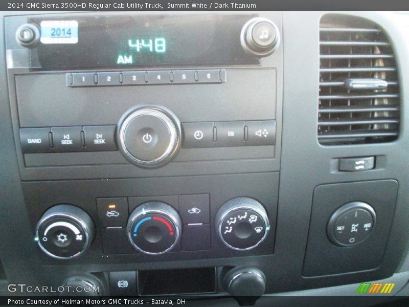 Summit White / Dark Titanium 2014 GMC Sierra 3500HD Regular Cab Utility Truck