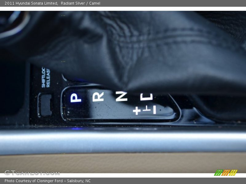 Radiant Silver / Camel 2011 Hyundai Sonata Limited