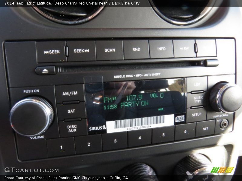 Audio System of 2014 Patriot Latitude