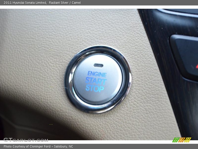 Radiant Silver / Camel 2011 Hyundai Sonata Limited