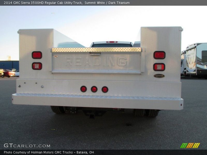 Summit White / Dark Titanium 2014 GMC Sierra 3500HD Regular Cab Utility Truck