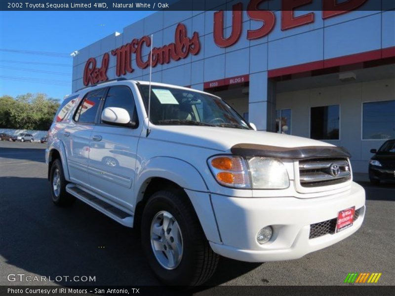 Natural White / Oak 2002 Toyota Sequoia Limited 4WD