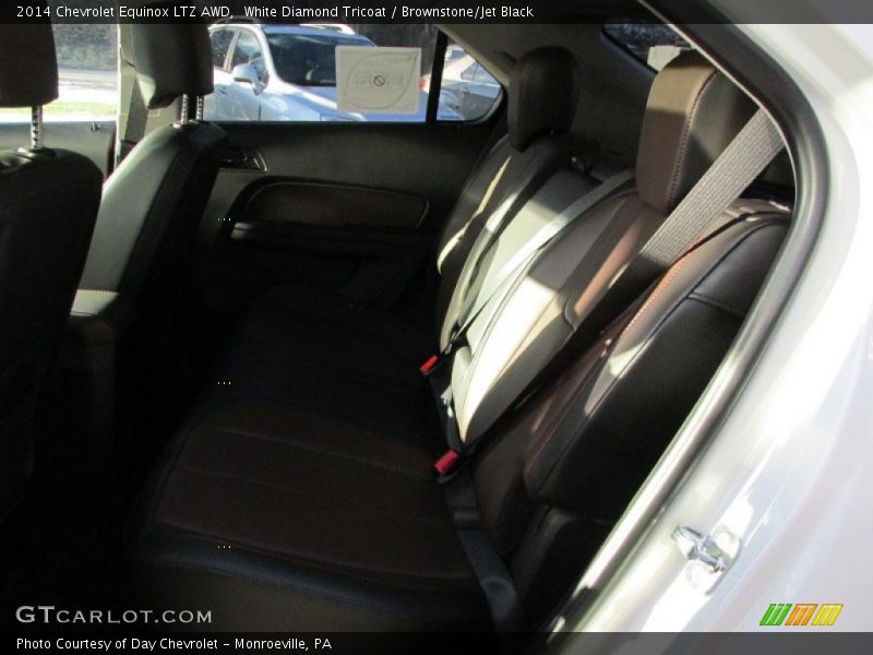 White Diamond Tricoat / Brownstone/Jet Black 2014 Chevrolet Equinox LTZ AWD