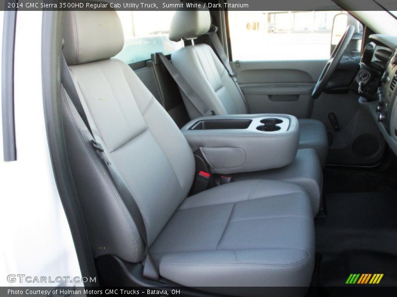 Summit White / Dark Titanium 2014 GMC Sierra 3500HD Regular Cab Utility Truck