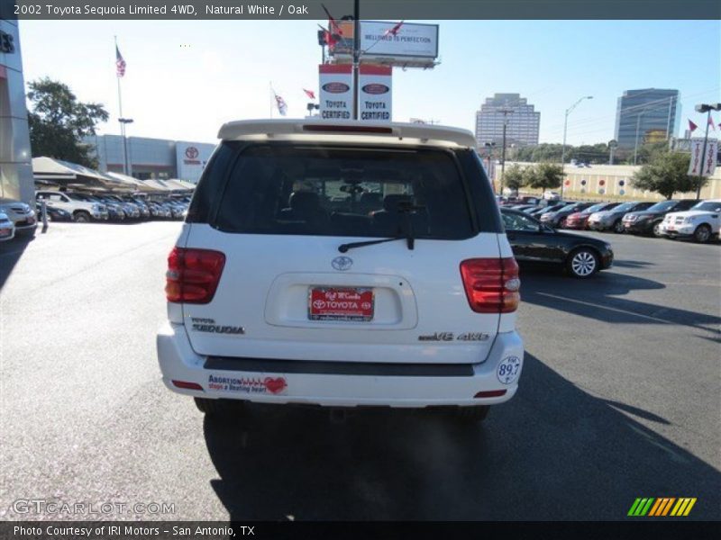 Natural White / Oak 2002 Toyota Sequoia Limited 4WD